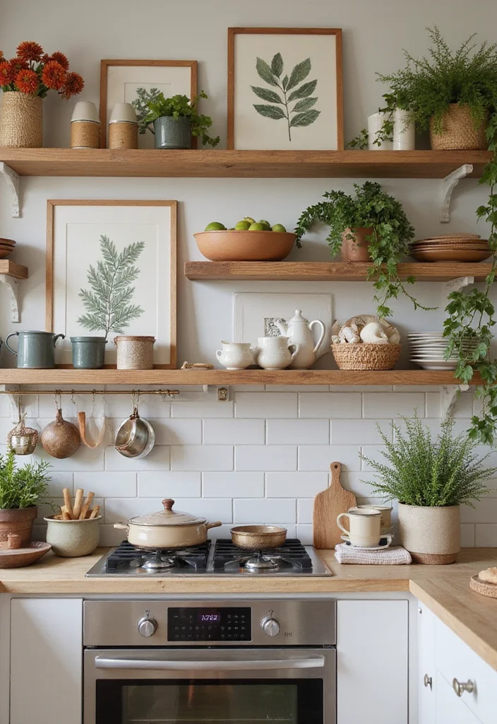 12 Natural Kitchen Ideas for Warm Organic Style - 10. Nature-Inspired Accents