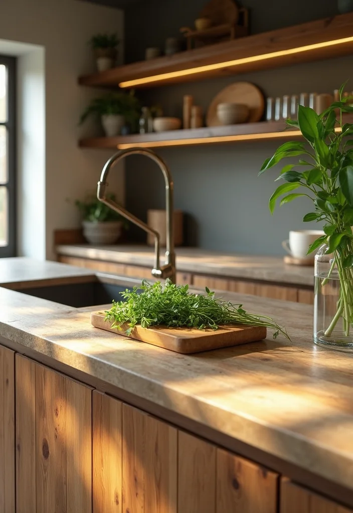 12 Natural Kitchen Ideas for Warm Organic Style - 5. Eco-Friendly Countertops