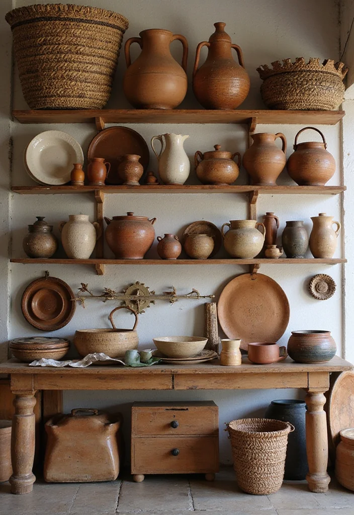 12 Natural Kitchen Ideas for Warm Organic Style - 8. Handcrafted Decor