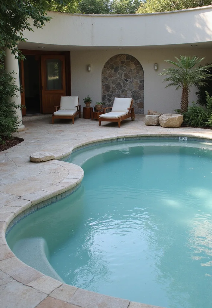 12 Plunge Pool Backyard Ideas for Compact Refreshing Swimming - 4. Elegant Spa-Inspired Plunge Pool