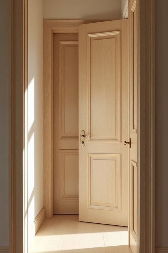 bathroom door width ranges and accessibility options