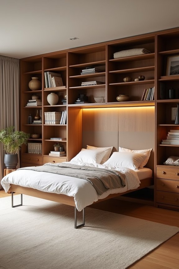bookshelves partition store rearrange freely