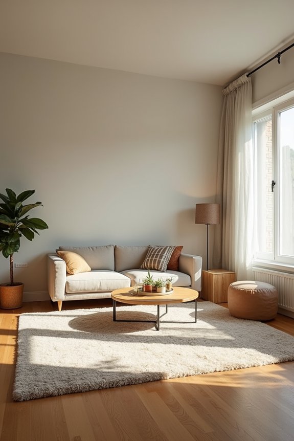 budget friendly rug sizing shapes furniture layout