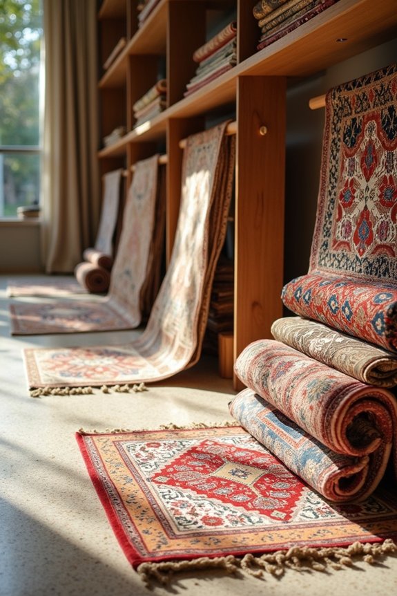 budget friendly vintage rug variety for designers