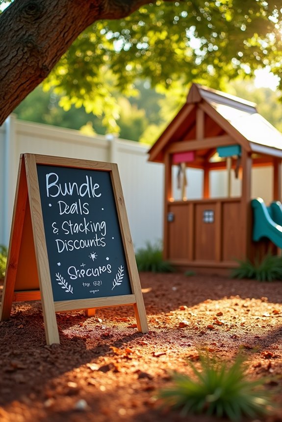 bundle deals with stacked coupons