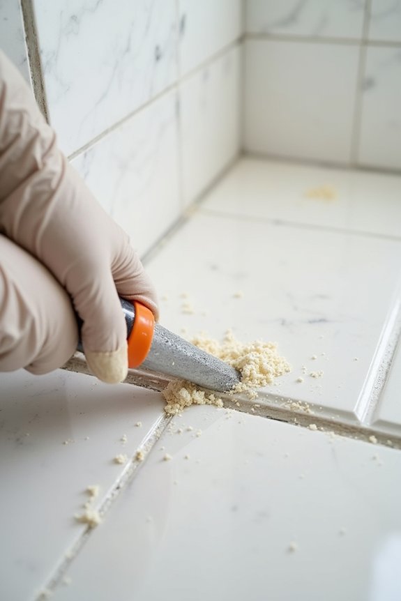 caulk removal and prep for silicone