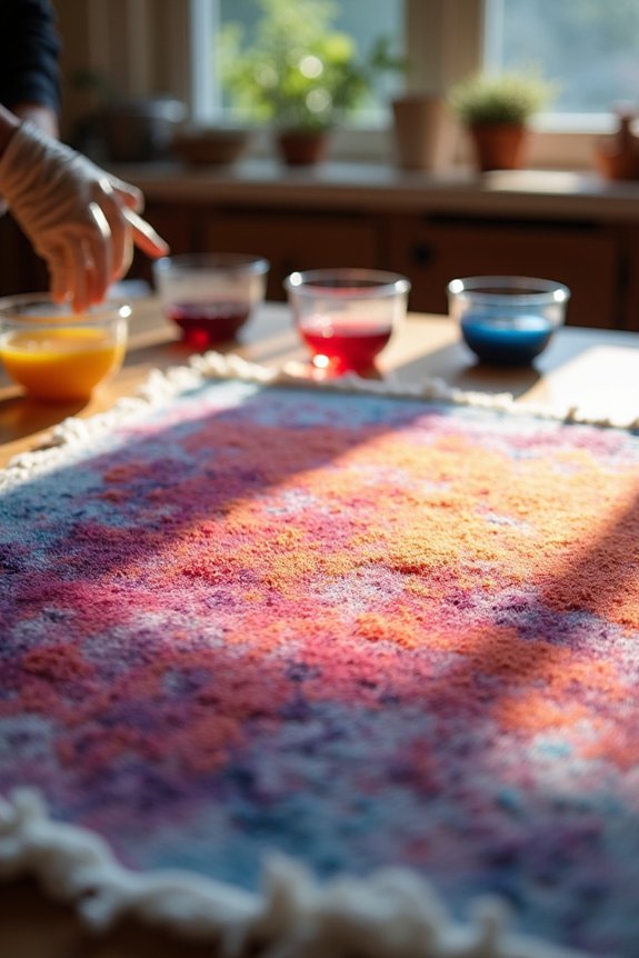 dyeable rug materials matter