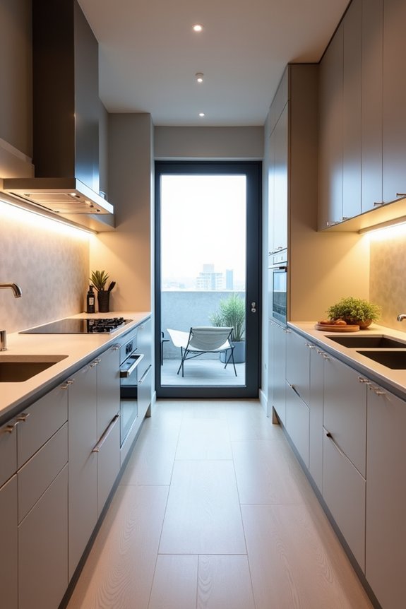efficient compact kitchen layouts