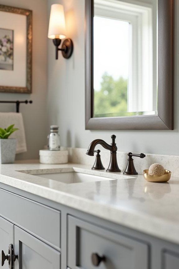 hardware transforms bathroom space affordably
