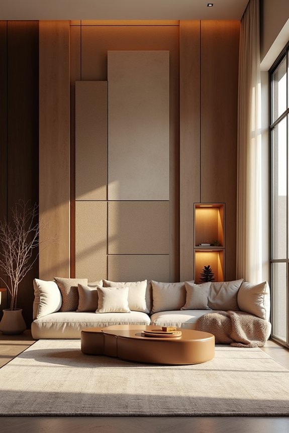 layered lighting with textured depth