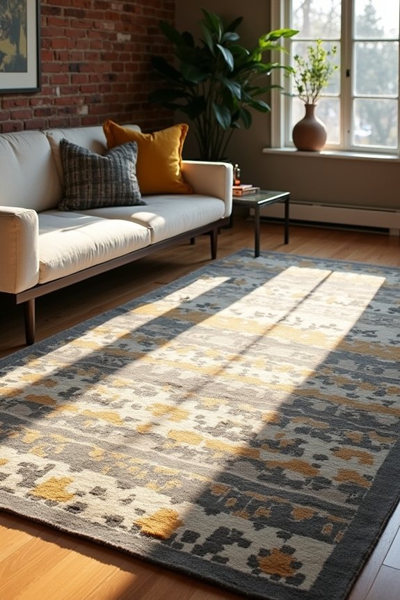 How to Use Rugs as Décor in Your Home 4 layered rugs balanced aligned edges