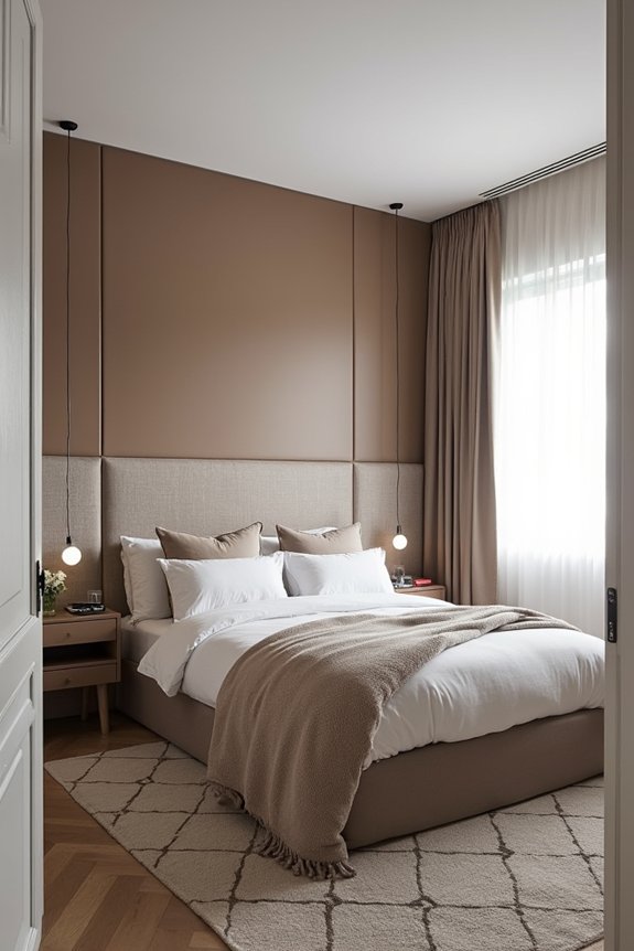 layered textures create depth within single color palette