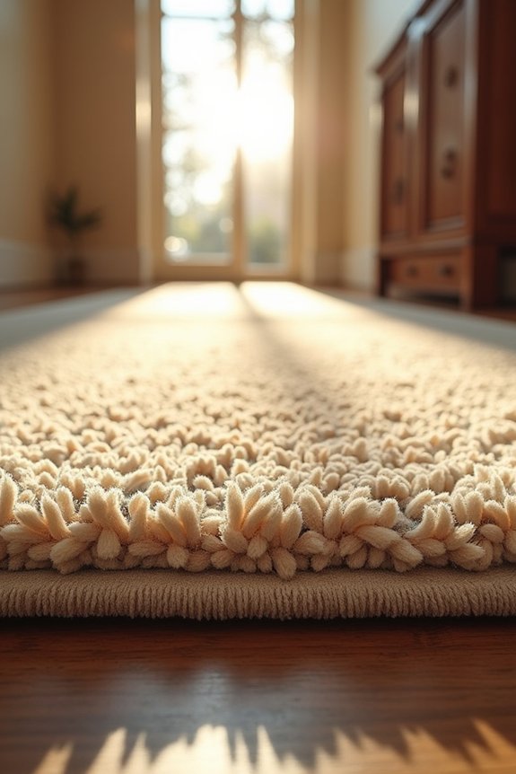 non slip cushioned rug protection