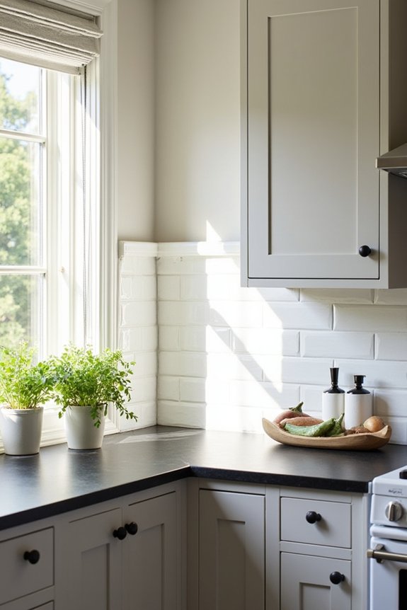 paint light tile transform kitchen fast