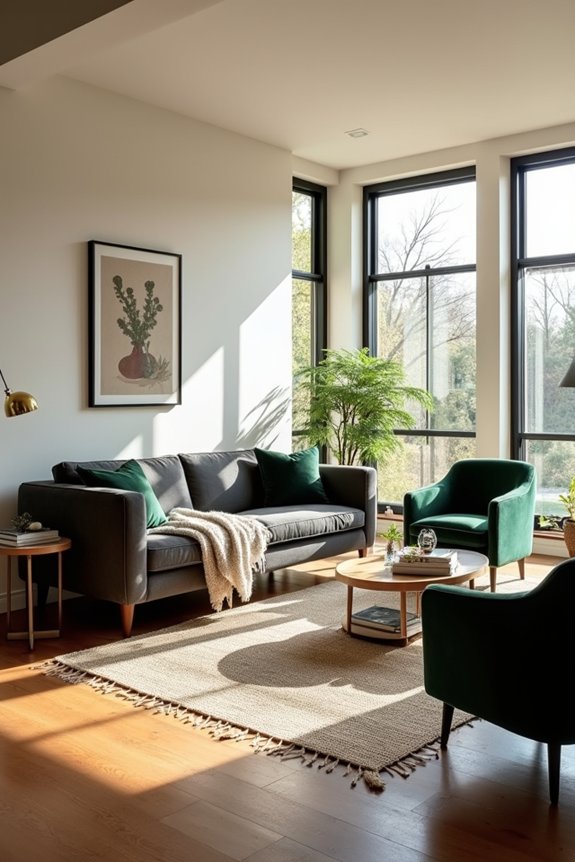sofa anchors comfort and layout