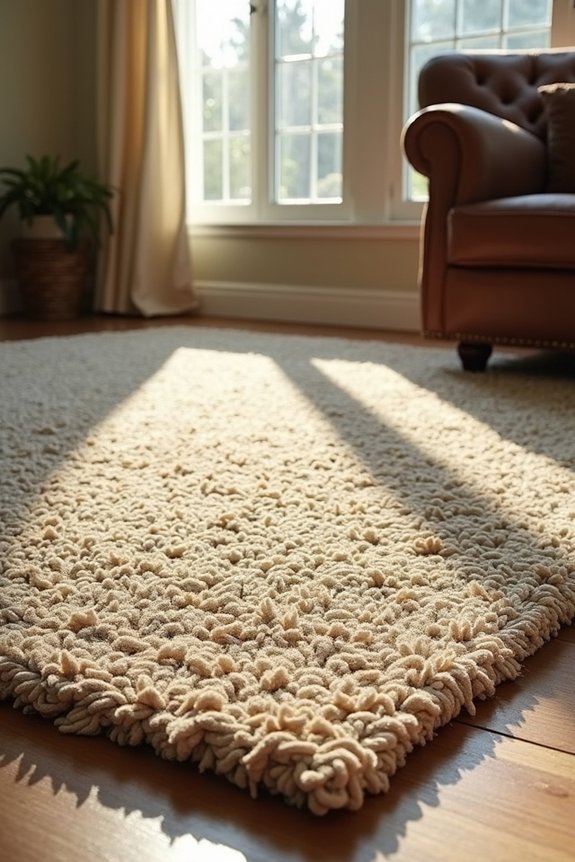 standard rugs fail under heavy foot traffic