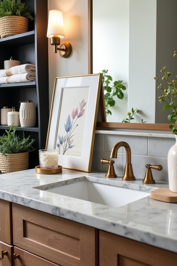 store wide sales layered bath decor
