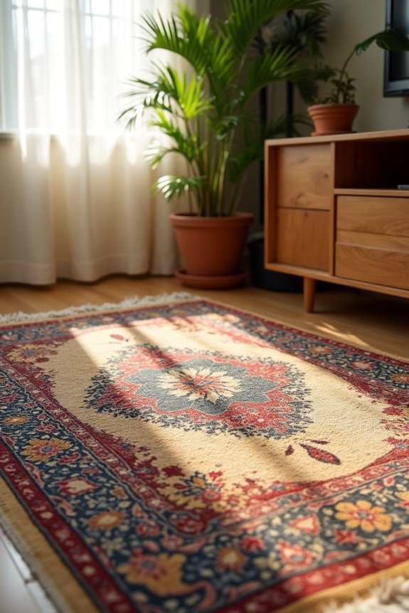 sunlight protection preserves rug longevity