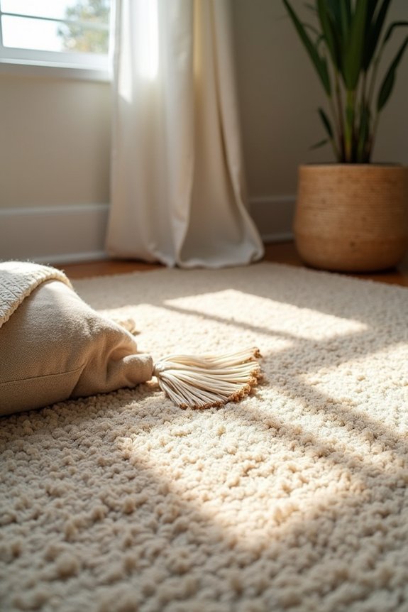 test rug rotation for balanced placement